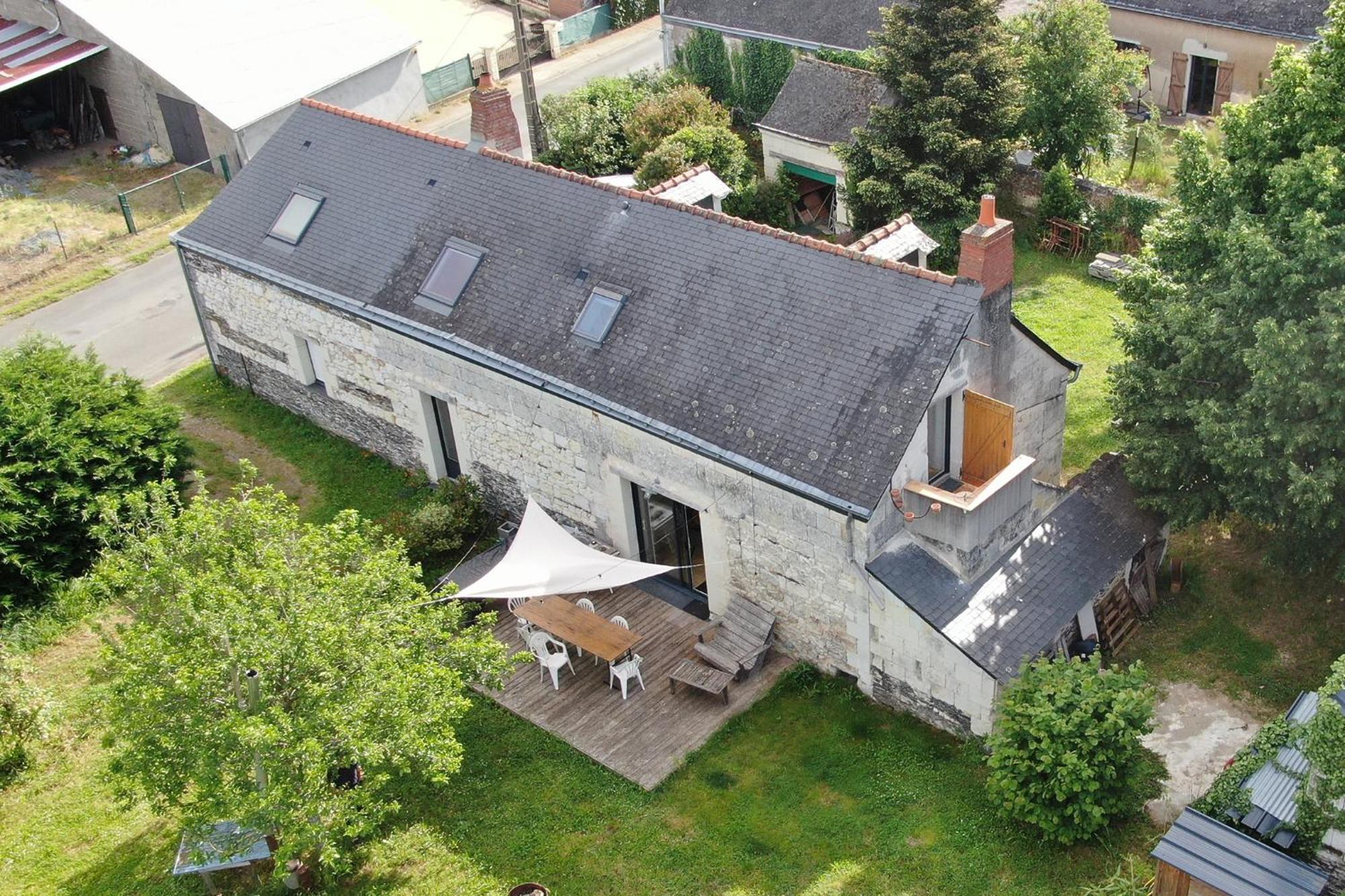 La Longere Apartment La Menitre Luaran gambar
